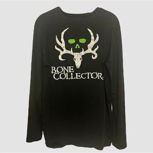 Bone Collector Black Long Sleeve Shirt